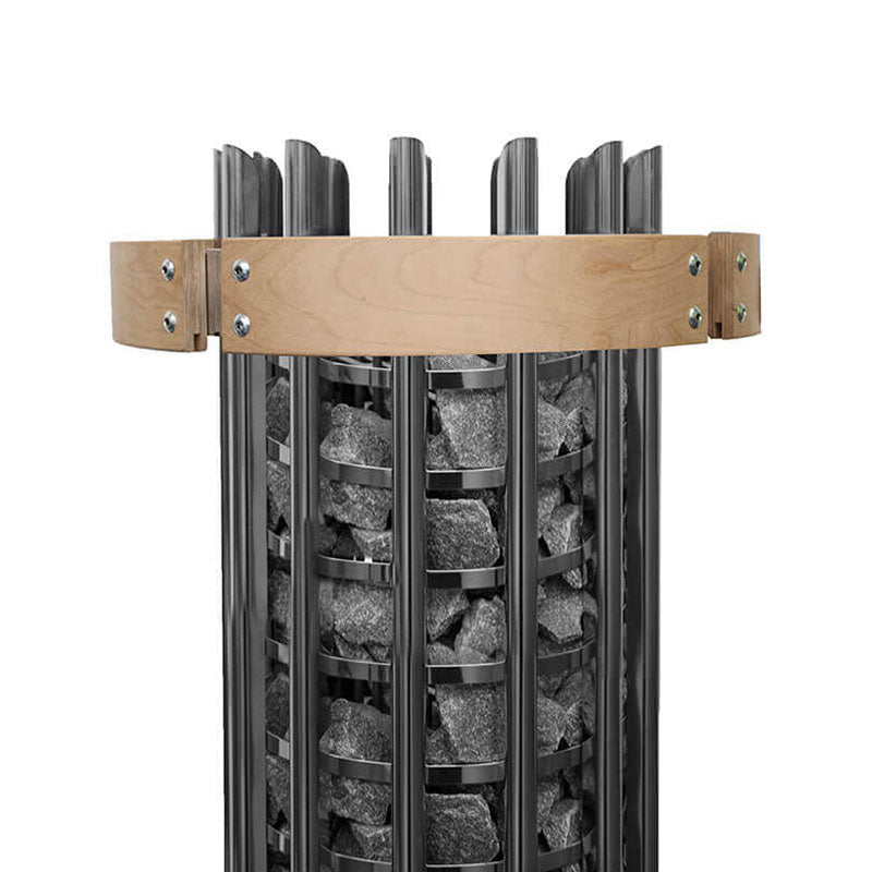 Safetyrailing Holz | Harvia GLOW Elektroofen